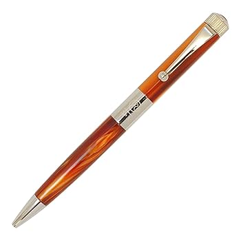 ROMEO No.3細軸 ボールペン イタリアンアンバー 限定】ROMEO No．3 ボールペン 細軸 オブシディアン